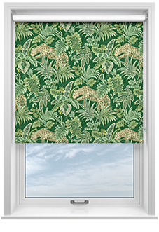 Leopard, Malachite - Roller Blind